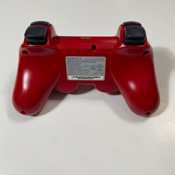 Sony Playstation 3 Authentic Dualshock Controller Red - Picture 2 of 3